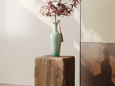 新中式花艺 新中式花瓶 现代花瓶 艺术花瓶