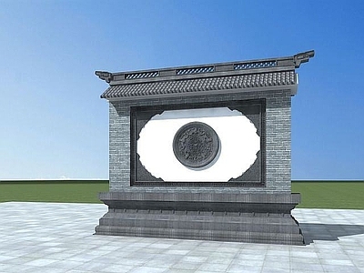 现代古建照壁
