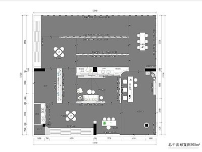 现代其他商业空间 建材展厅 施工图