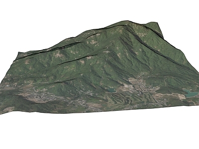 现代微地形 山地地形 山体背景 远景