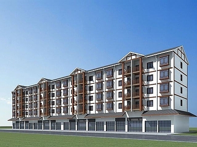 中式沿街建筑
