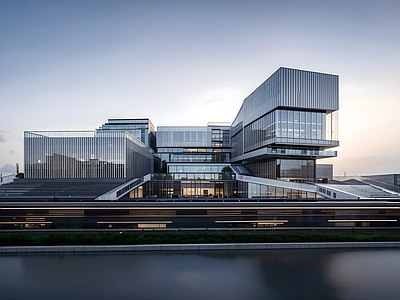 现代展览馆建筑 展览馆