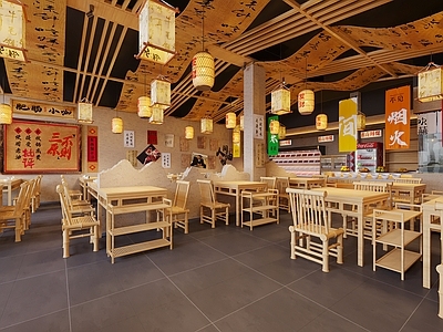 复古工业火锅店 复古怀旧火锅店 市井风火锅餐饮 新中式火锅餐厅 怀旧餐厅餐饮 现代火锅餐饮