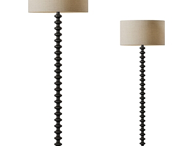新中式中古落地灯 Bobbin Base 落地灯