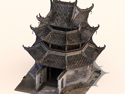 现代其他文体建筑 亭子 塔楼
