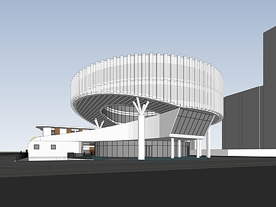 现代展览馆建筑 展览馆