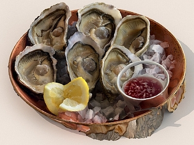 酒水食物 生蚝 烧烤