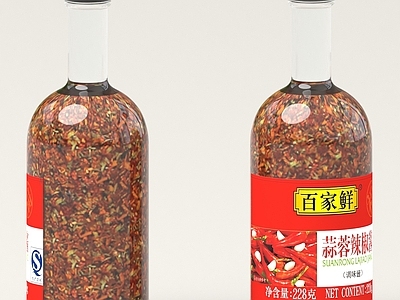 酒水食物 辣椒酱 调味料 厨房 后厨