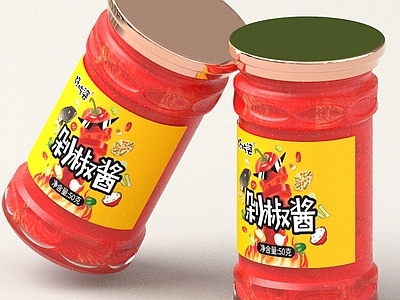 酒水食物 辣椒酱 瓶瓶罐罐 后厨 厨房