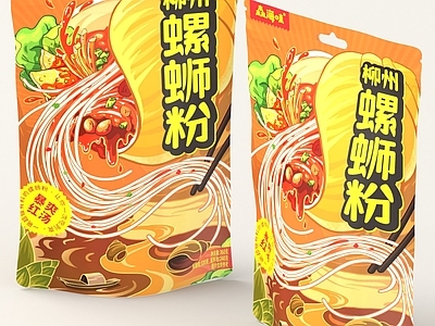 酒水食物 方便面 螺蛳粉 食物