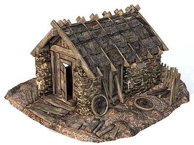 现代木屋 小木房屋 建筑