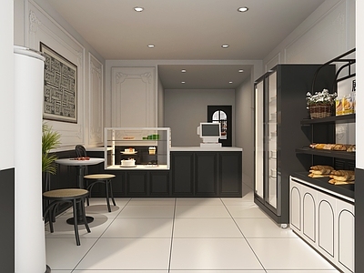 法式现代甜品面包店 蛋糕店 面包店 甜品店