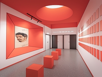 现代其他展厅 现代美术馆 美术馆 艺术展厅 画廊