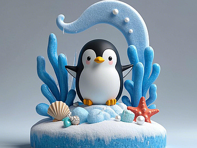 现代景观雕塑 冰雪海洋主雕塑雕 主题乐园雕塑 企鹅雕塑 卡通雕塑 动物雕塑