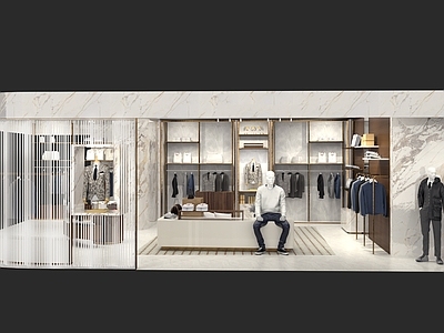 意式轻奢服装店 轻奢 精品店 奢侈品店