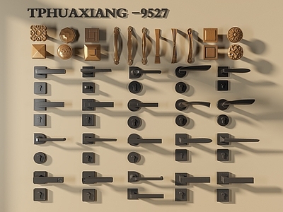 现代新中式拉手 拉手门把手门锁 柜门拉手 门拉手
