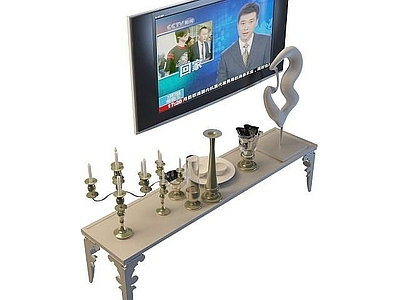 现代书桌 挂机电视桌