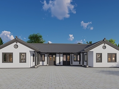 中式四合院 合院自建房