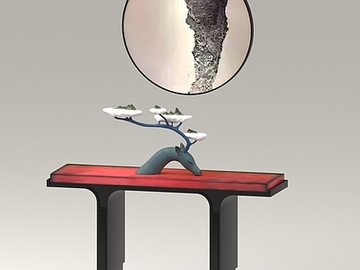 现代其他桌子 端景台