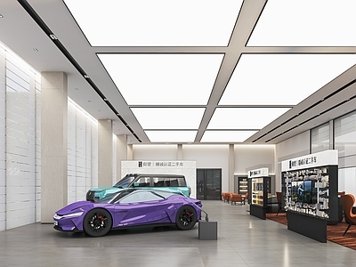 现代轻奢商场 比亚迪展厅 仰望 4s店