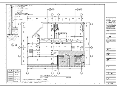 现代整体办公空间 办公空间 接待空间 施工图