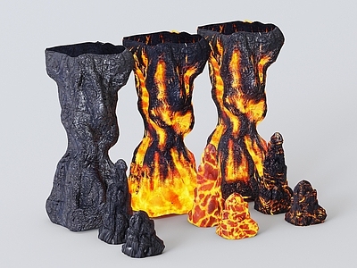 现代石头 火山岩石 熔岩石 景观石