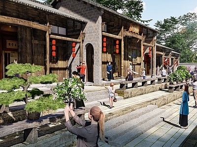 中式其他文化场馆 文化展示馆