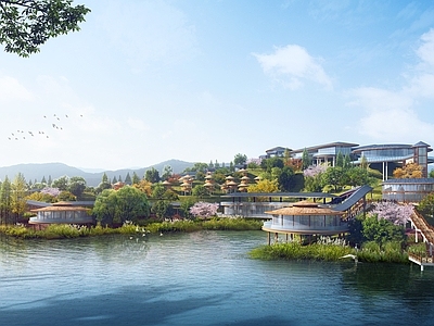 现代酒店建筑 玉屏湖景区庄园 各平立剖全套图纸 施工图