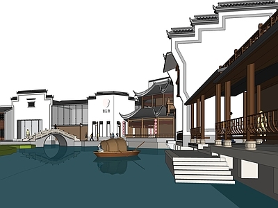中式商业街 中式文化旅游街区