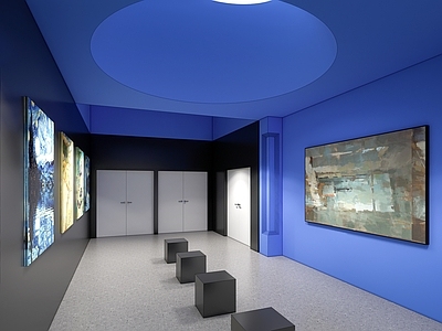 现代其他展厅 现代美术馆 美术展厅 艺术展厅 画廊