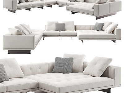 现代多人沙发 Minotti 现代多人沙发