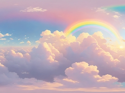 现代天空HDR 云彩动漫天空