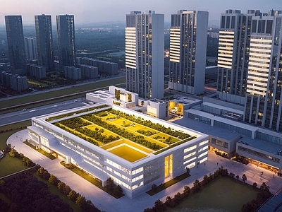 现代其他商业建筑 商业综合体 网红街区 商场建筑 示范区景观