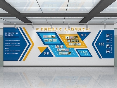 现代文化墙 员工风采文化墙 优秀员工文化墙 企业文化墙 企业走廊文化墙