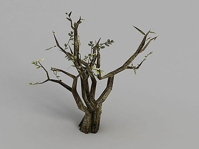 现代魔兽世界游戏场景树木装饰