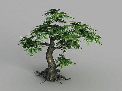 现代魔兽世界游戏场景树木装饰