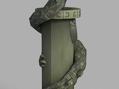 现代魔兽世界盘龙石柱