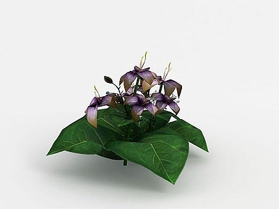 现代魔兽世界灌木花场景装饰