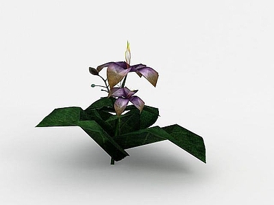 现代魔兽世界灌木花场景装饰
