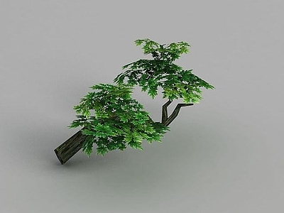 现代魔兽世界游戏场景树木装饰