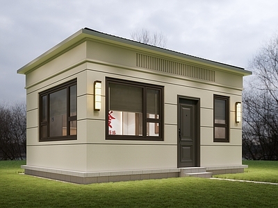 现代新中式其他商业建筑 小型公共建筑