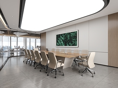 现代会议室 会议室 办公会议室 小型会议室