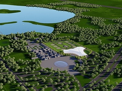 现代简约其他公共建筑 机场 低空经济机场 曲线型建筑 现代建筑 展馆建筑
