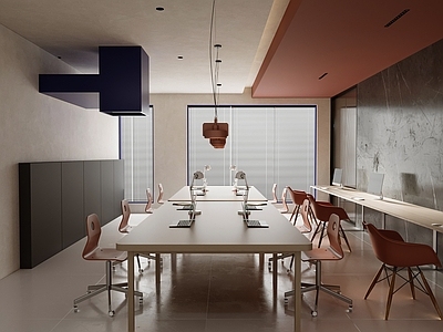 现代办公区 现代公共办公区