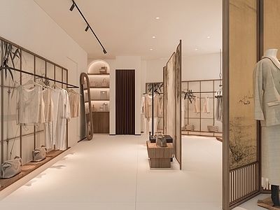 新中式服装店 禅意新中式服装店 女装店
