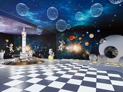 现代科技展厅 航天文化展厅 航天星球主题展厅 宇航员 航天 星空
