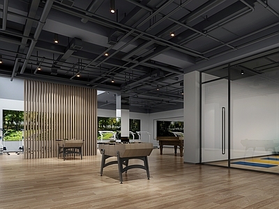 现代健身房 健身器械 桌游 台球 瑜伽 健身房