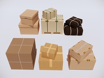 现代行李箱 快递收纳纸箱 包裹包装箱