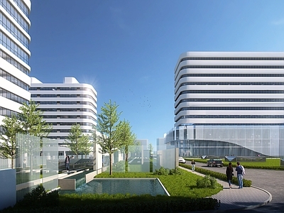 现代其他公共建筑 医院 公建 办公楼