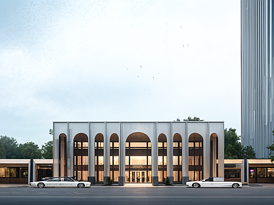 现代售楼处建筑 售楼处建筑 展示区建筑 示范区建筑 会所